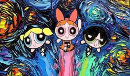 油画动漫,色彩与线条的奇幻交响